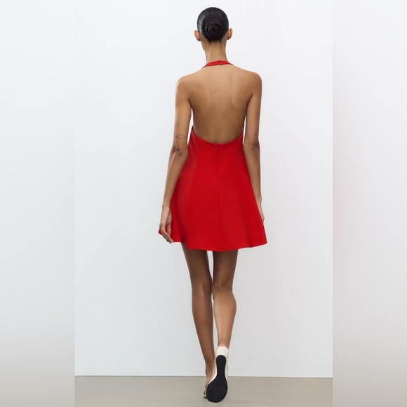 🔥🔥Zara halter Godet dress - Picture 5 of 5